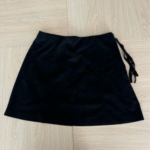 Zara Black Suede Skirt